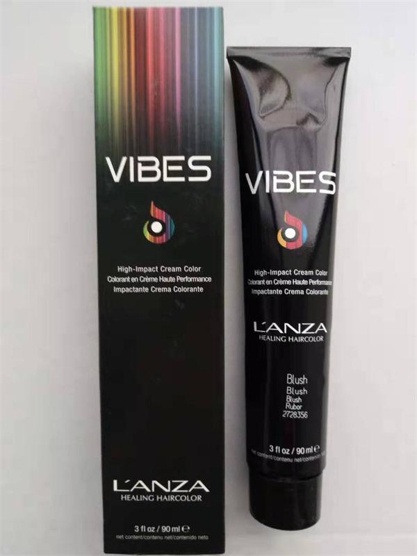 L ANZA琅泽Vibes滋彩双效染发膏腮红色90ml/盒