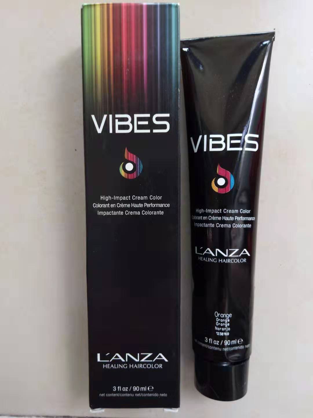 L ANZA琅泽Vibes滋彩双效染发膏橙色90ml/盒