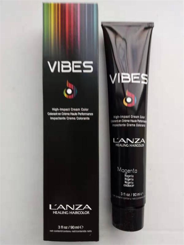 L ANZA琅泽Vibes滋彩双效染发膏洋红色90ml/盒